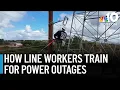 Eversource line workers train for power outages