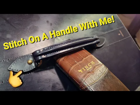Download MP3 Leather Briefcase Handle. How I Saddle Stitch It On