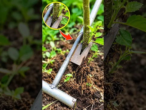 This Homemade Garden Tool Makes Removing Small Plants Easier!