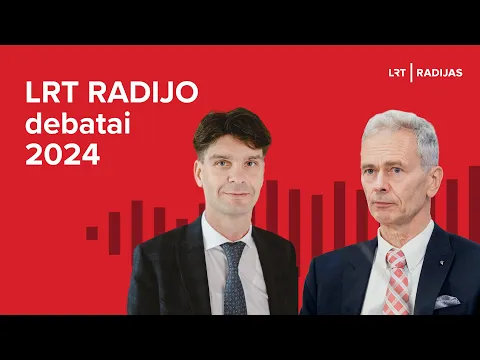 Video Thumbnail: Tiesiogiai LRT RADIJO debatuose – Eduardas Vaitkus ir Ignas Vėgėlė | LRT Radijas | 2024-05-03