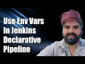 How to Use Conditional Environment Variables in Jenkins Declarative Pipeline