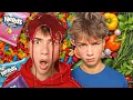 GUMMY Food vs REAL Food Challenge! (CRAZY Punishment!)