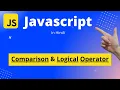 JavaScript Tutorial in Hindi Beginners to Master JavaScript Comparison and Logical Operator