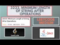 Leetcode 3223 Minimum Length of String After Operations Medium Java