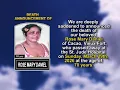 Rose Mary Daniel Short Obituary
