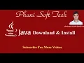 Java JDK download and install - phani soft tech