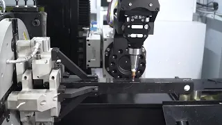 GWEIKE GKS-6012TM II | Dual-Chuck Laser Tube Cutting with 45° Bevel Cutting