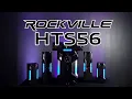 Rockville HTS56 5 1 Channel Home Theater System with Bluetooth 8 Inch Sub and two Microphone inputs