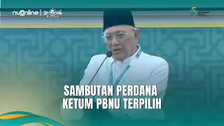 Gus Kikin Sampaikan Pidato Perdana Usai Terpilih Jadi Ketua Umum PBNU 2026-2031