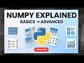 Python NumPy Explained Complete Guide from Basics to Advanced Full Overview