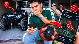 LA CUATRIMOTO DE MI HERMANO TIENE UN RASTREADOR...