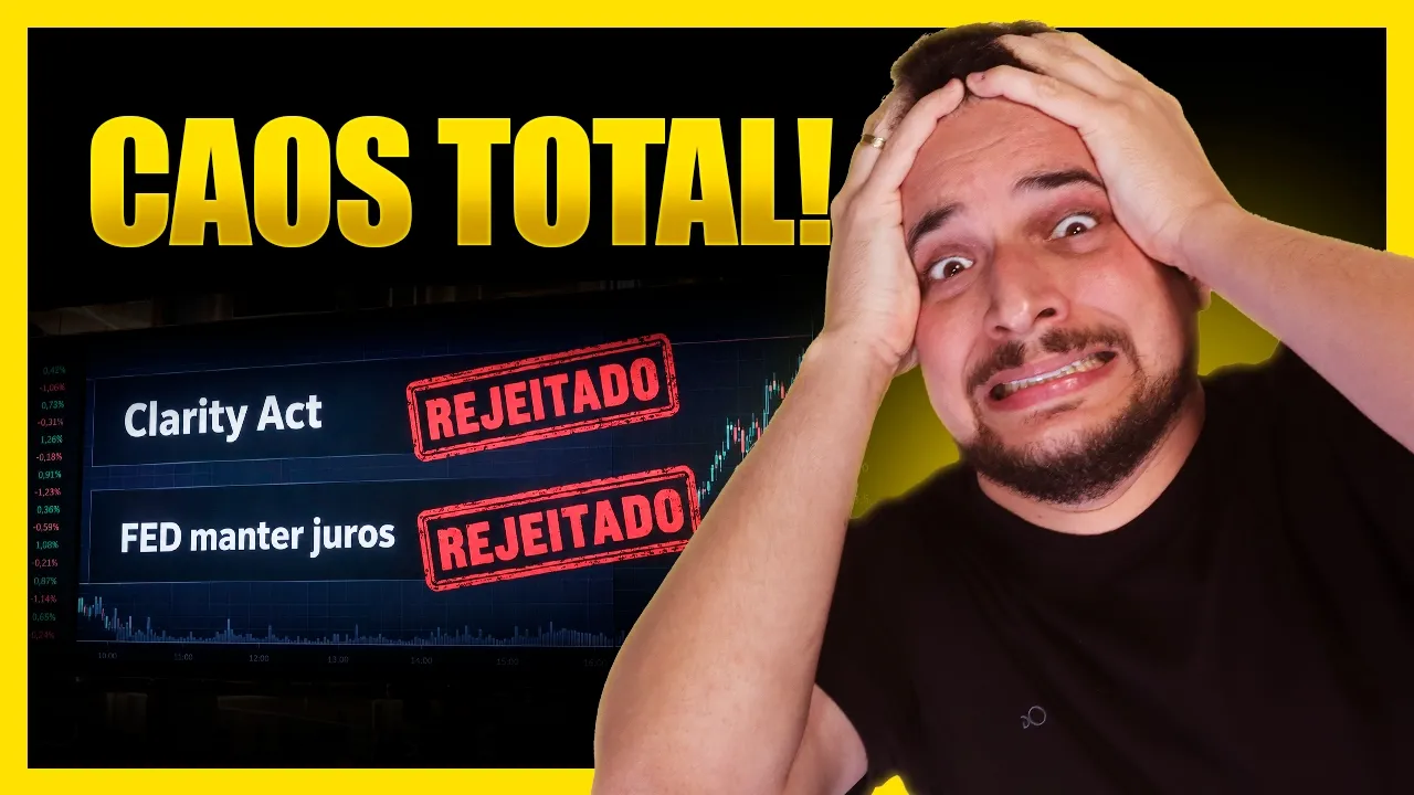🚨 BITCOIN AFUNDANDO COM NOTÍCIAS NEGATIVAS!