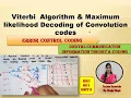 U5L8 7 Viterbi Algorithm for convolution codes Maximum likelihood Decoding of Convolution codes