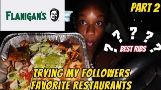 Trying FLANIGANS for the FIRST TIME Spooky Food Review