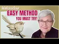 EASY Watercolour BIRDS Part 1 | Paint a STUNNING Jenny Wren with Hidden Shapes Technique!