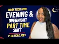 Overnight Evening Part Time Scheduling Job Process Claims Work From Home Jobs 2025
