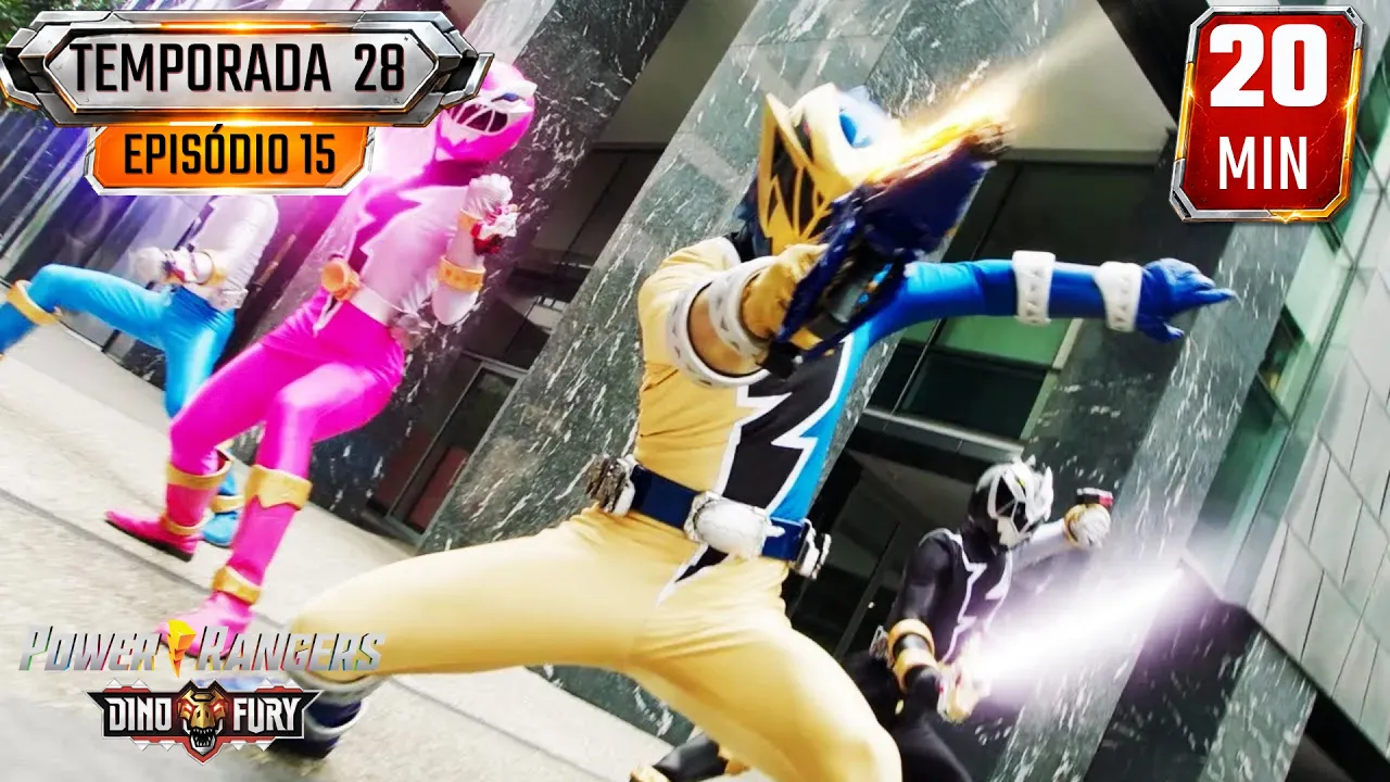 Tempestade Elétrica  ⛈️ E15 ???? Power Rangers Dino Fury ⚡ Power Rangers para Crianças