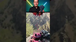 یک مشت انگور یک لیوان شیشه یک دنیا طعم همین کافیه 