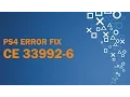 PS4 EASY FIX Error CE-33992-6 The connection was reset