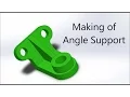 Solidworks Tutorial How to make an Angle Support
