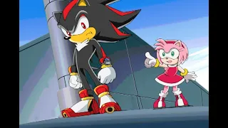 sonic x amy mistakes shadow for sonic the hedgehog