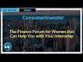 The Finance Forum for Women that Can Help You with Your Internship Episode 156 Highlights