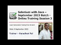 Selenium WebDriver with Java - Online Automation Testing Training
