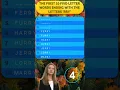 THE FIRST 10 FIVE-LETTER WORDS ENDING WITH THE LETTERS RRY