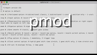 MG155 Firmware update w User Definable Firmware Options Play Mod Option pmod