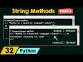 String Methods in Python Part 8