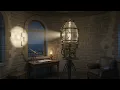Lighthouse Keeper's Room at Night - Cozy Light Sweep & Mist Ambience ASMR