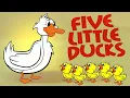 Five Little Ducks - Spring Songs for Children with Lyrics - Kids Songs by The Learning Station
