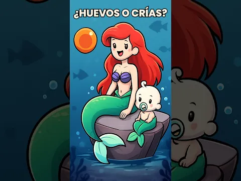 ¿La SIRENITA pone HUEVOS o Da a LUZ? 🧜♀️