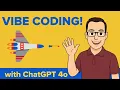 AMAZED Vibe Coding a Space Shooter Game with ChatGPT 4o