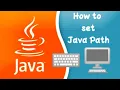 Java Path settings Environment veriable