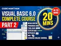 Visual Basic 6 0 Complete Course in 20 Mins Part 2 - Menu Editor Progress Bar MDI Forms