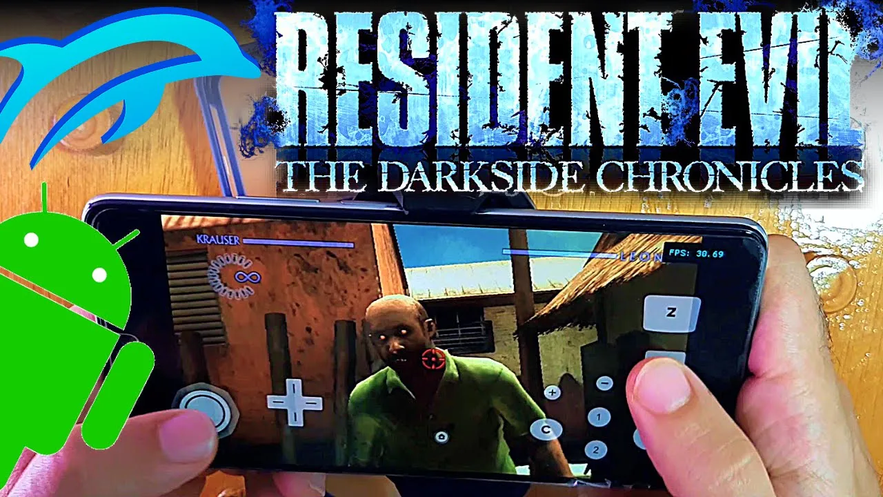 Resident Evil The Darkside Chronicles Wii Android Gameplay - Dolphin Wii Emulator - Mobile 2022
