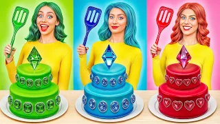 Emerald Ruby And Diamond Girl Cake Decorating Challenge By Multi DO 