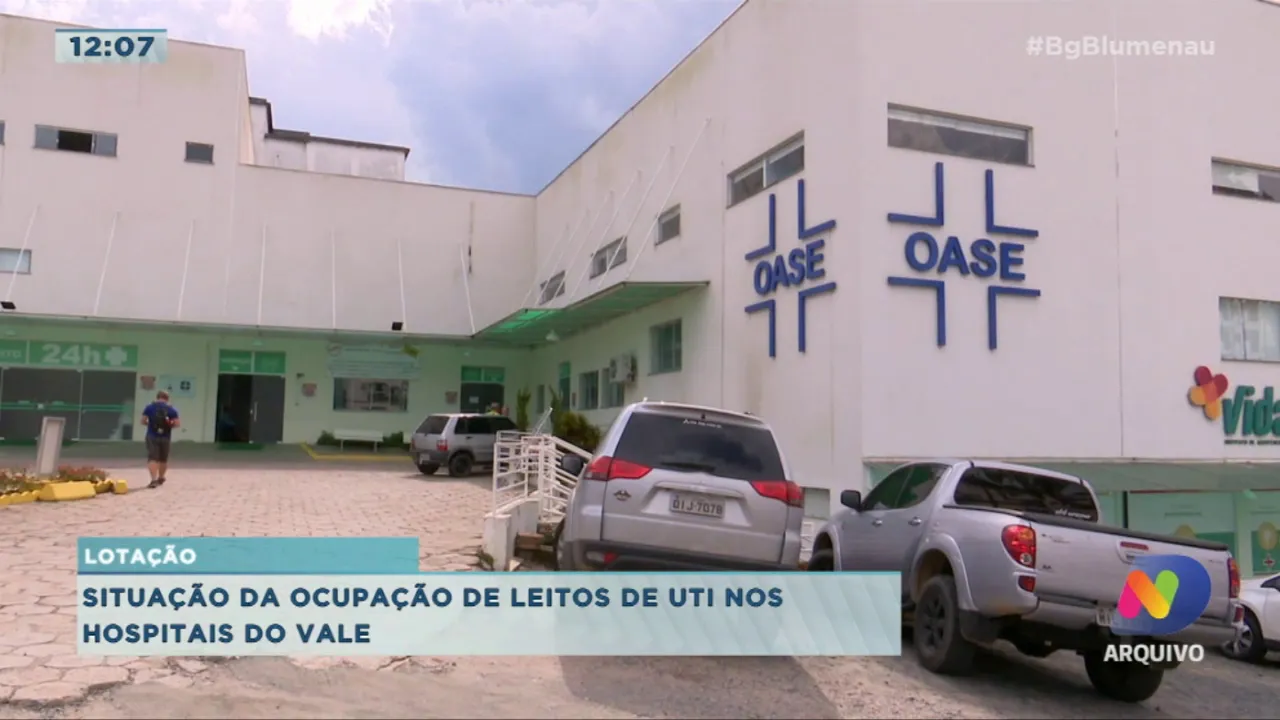 Veja a situação da ocupação de leitos de UTI nos hospitais do Vale
