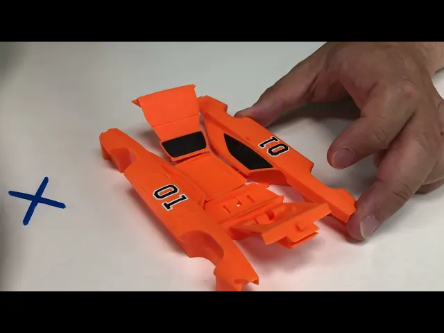 Foldable General Lee - Dukes of Hazzard video thumbnail