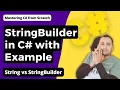 StringBuilder Class in C with Example C Tutorial for Beginners