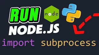 Run a Node js App from Python And Send It a Message