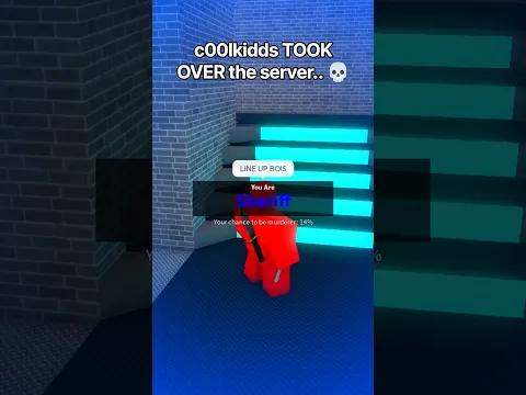 We TOOK OVER the server.. 💀 #murdermystery2 #roblox #prank #funny #shorts