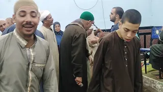 اولي ليالي المولد النبوي الشريف بصوت الشيخ محمد عبد الرازق الشرنوبي وهو في الذكر في لحظه تجلي 