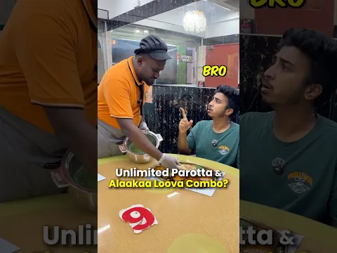 Ennadhu Alaakaa Loova Combo & Unlimited Parotta va?!⁉️🤯 #idrisexplores #singaporetamil