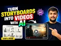 Turn Your Storyboard Into a Full for FREE Using AI Google Flow Tutorial