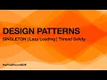 Java Singleton Design Pattern Lazy Loading Thread Safety Explained Under 5 Mins