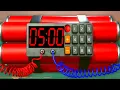 5 Minute Timer Bomb with High Energy Music Countdown Timer 5 Minute 5 Minute Bomb Timer