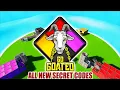 GO GOATED ZONE WARS - ALL NEW SECRET CODES