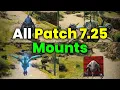 FFXIV - All Patch 7 25 Mounts Showcase Ancient Demon